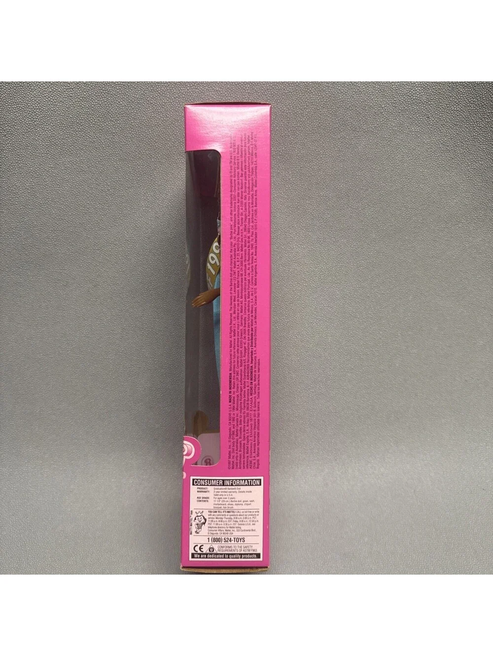 Special Edition Graduation Barbie African American Class Of 1998 Mattel - New